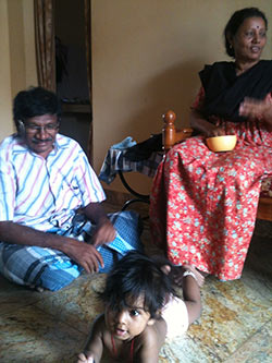 Ama and Apa - my Indian parents